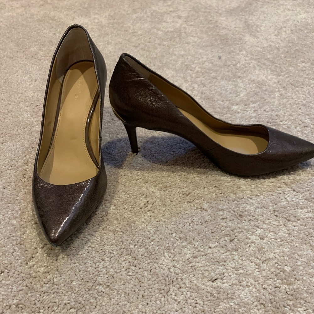 3 1/2 inch Calvin Klein heels!